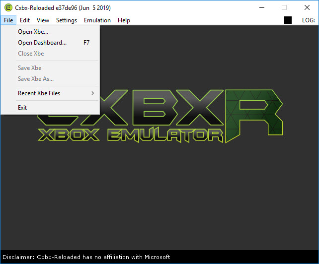 cxbx reloaded emulator